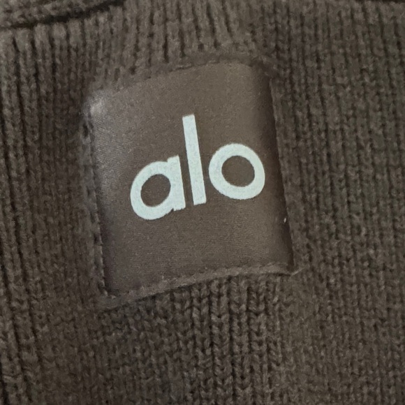 Alo Brown Cardigan and Pants Set - Picture 4 of 9